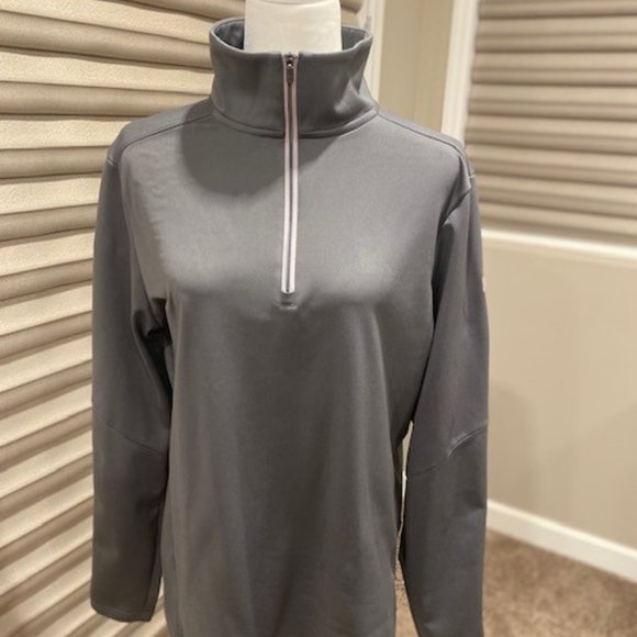 Ladies UNDER ARMOUR Qualifier Quarter-Zip Athletic Jacket, Large - Picture 2 of 10